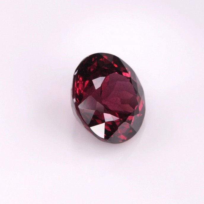 Natural Rhodolite Garnet 4.32 Carats Purplish Red Round 9x9 mm Loose Gemstone - Image 7