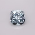 Natural Aquamarine 1.85 Carats Sky Blue Antique Cushion 8x8 mm Loose Gemstone - Image 1