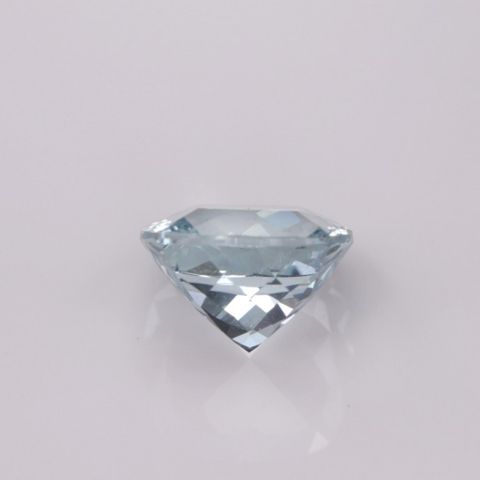 Natural Aquamarine 1.85 Carats Sky Blue Antique Cushion 8x8 mm Loose Gemstone - Image 4