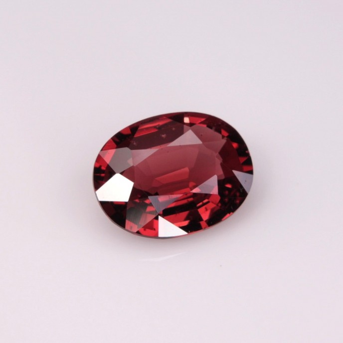 Natural Spinel 0.76 Carats Crimson Red Oval 7x5 mm Loose Gemstone - Image 5