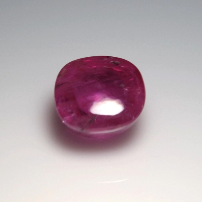 Natural Ruby Unheat  2.67 Carats Pinkish Red Antique Cushion 7x5 mm Loose Gemstone - Image 4