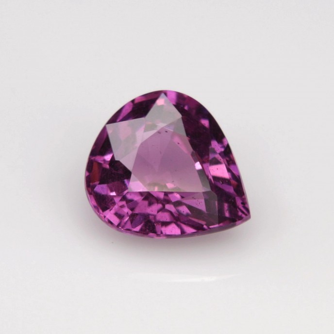 Natural Rhodolite Garnet 1.40 Carats Purple Pear 8x7 mm Loose Gemstone - Image 5