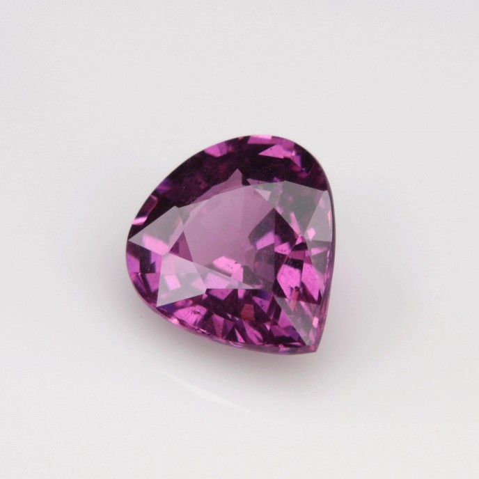 Natural Rhodolite Garnet 1.40 Carats Purple Pear 8x7 mm Loose Gemstone - Image 2