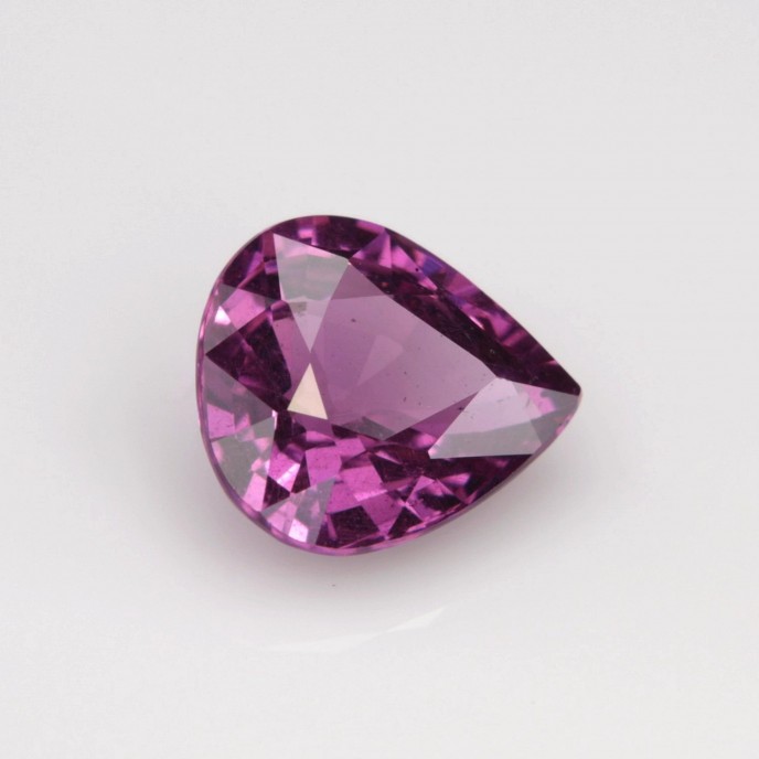 Natural Rhodolite Garnet 1.40 Carats Purple Pear 8x7 mm Loose Gemstone - Image 6