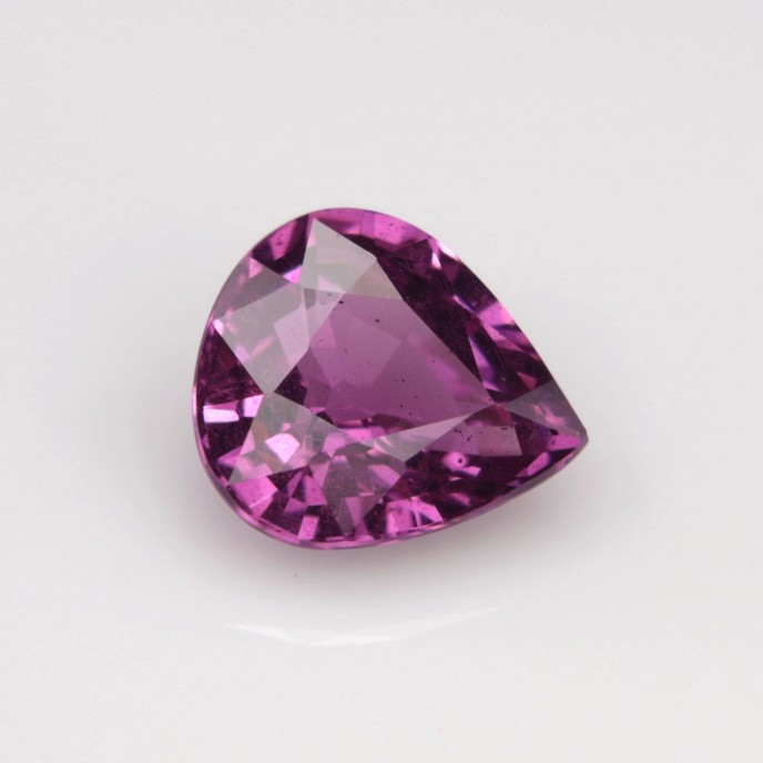 Natural Rhodolite Garnet 1.40 Carats Purple Pear 8x7 mm Loose Gemstone - Image 7
