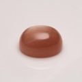 Natural Moonstone 32.24 Carats Orange Peach Oval Cabochon 22x17 mm Loose Gemstone - Image 1
