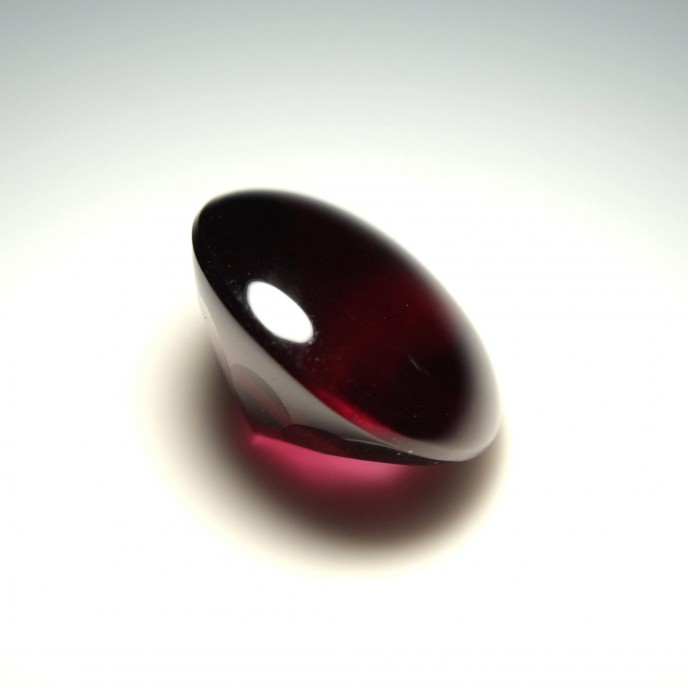 Natural Rhodolite Garnet 17.64 Carats Purplish Red Round Cabochon 16x16 mm Loose Gemstone - Image 5