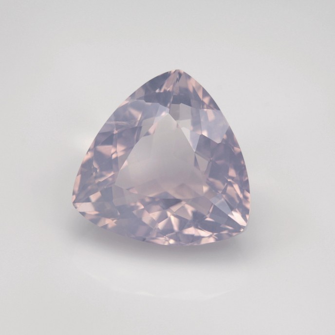 Natural Lavender Quartz 19.43 Carats Lavender Trilliant  18x18 mm Loose Gemstone - Image 3