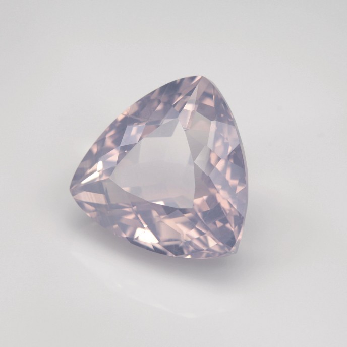 Natural Lavender Quartz 19.43 Carats Lavender Trilliant  18x18 mm Loose Gemstone - Image 2
