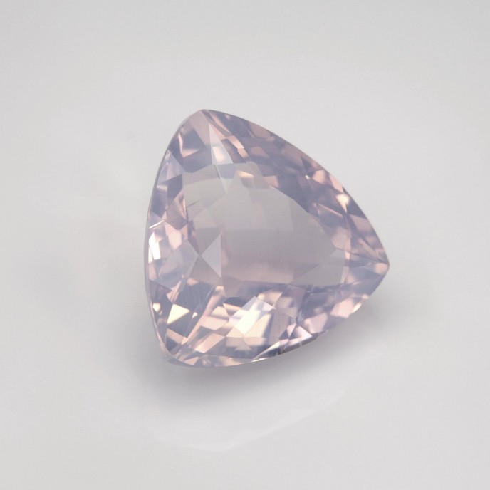 Natural Lavender Quartz 19.43 Carats Lavender Trilliant  18x18 mm Loose Gemstone - Image 5