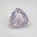 Natural Lavender Quartz 19.43 Carats Lavender Trilliant  18x18 mm Loose Gemstone - Image 1