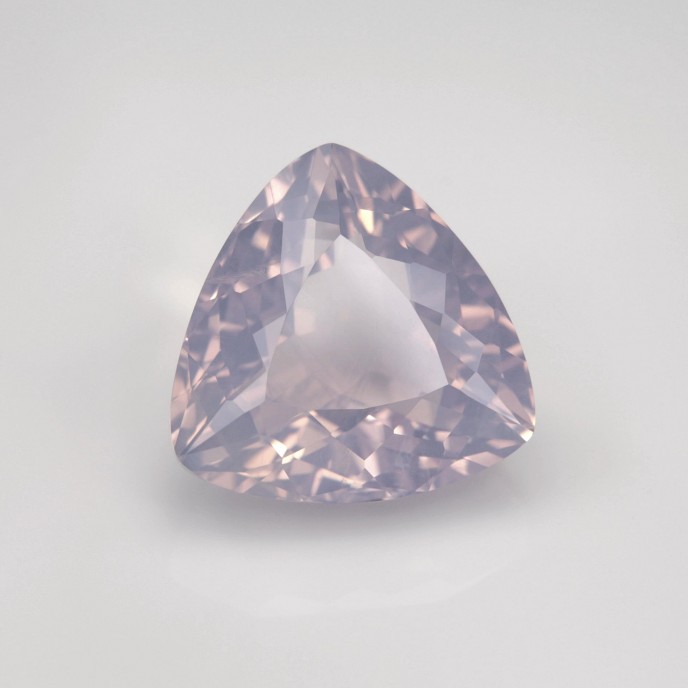 Natural Lavender Quartz 19.43 Carats Lavender Trilliant  18x18 mm Loose Gemstone - Image 1