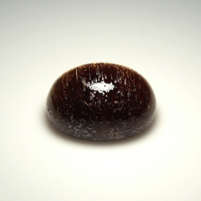Natural Rutile Quartz Cats Eye 13.73 Carats Golden Brown Oval Cabochon 16x12 mm Loose Gemstone - Image 4