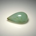 Natural Peru Opal 10.67 Carats Aqua Blue Green Pear Cabochon 21x12 mm Loose Gemstone - Image 1