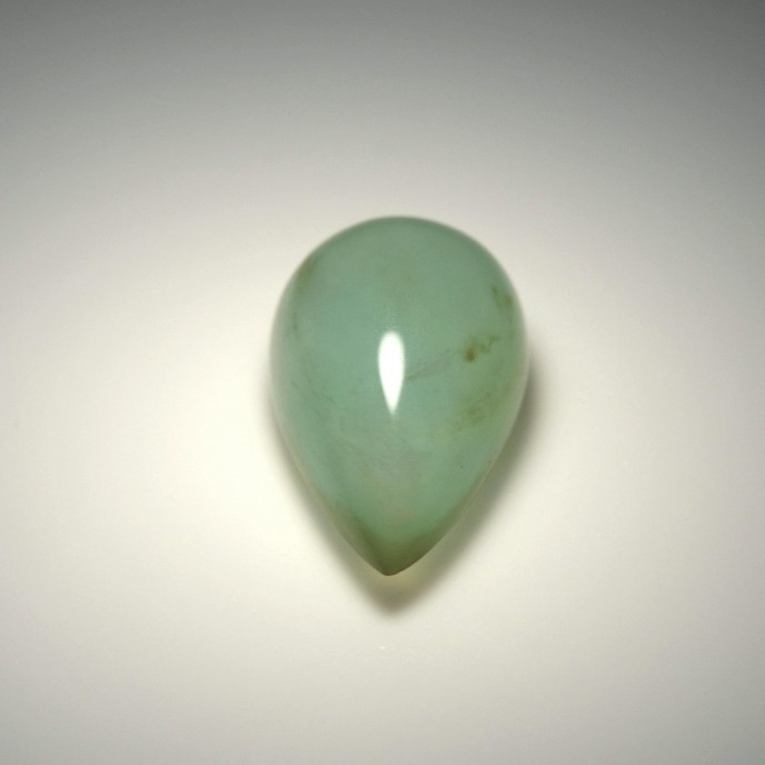 Natural Peru Opal 10.67 Carats Aqua Blue Green Pear Cabochon 21x12 mm Loose Gemstone - Image 5