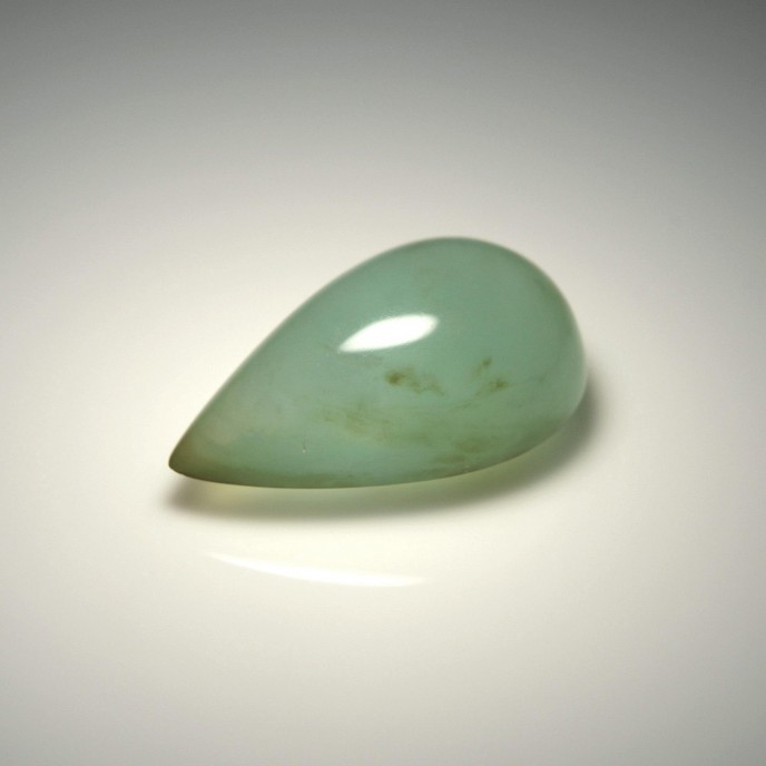 Natural Peru Opal 10.67 Carats Aqua Blue Green Pear Cabochon 21x12 mm Loose Gemstone - Image 7