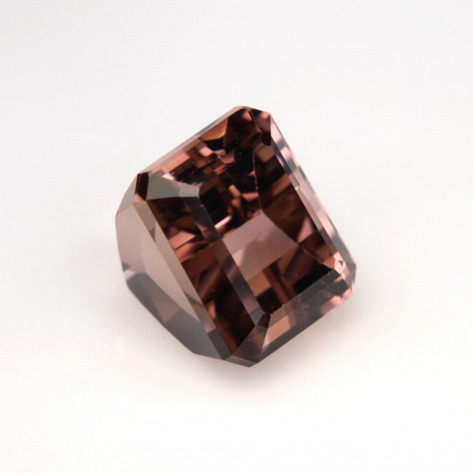 Natural Tourmaline 1.89 Carats Champagne Pink Emerald 7x5 mm Loose Gemstone - Image 5