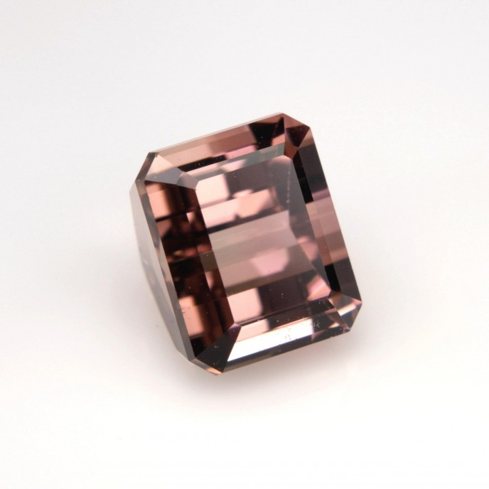 Natural Tourmaline 1.89 Carats Champagne Pink Emerald 7x5 mm Loose Gemstone - Image 6