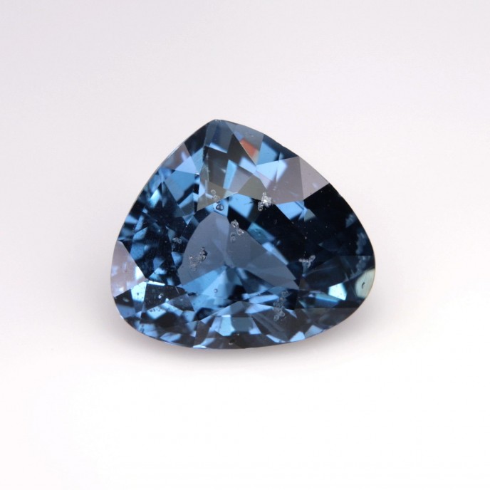 Natural Spinel 1.78 Carats Blue Pear 9x7 mm Loose Gemstone - Image 2