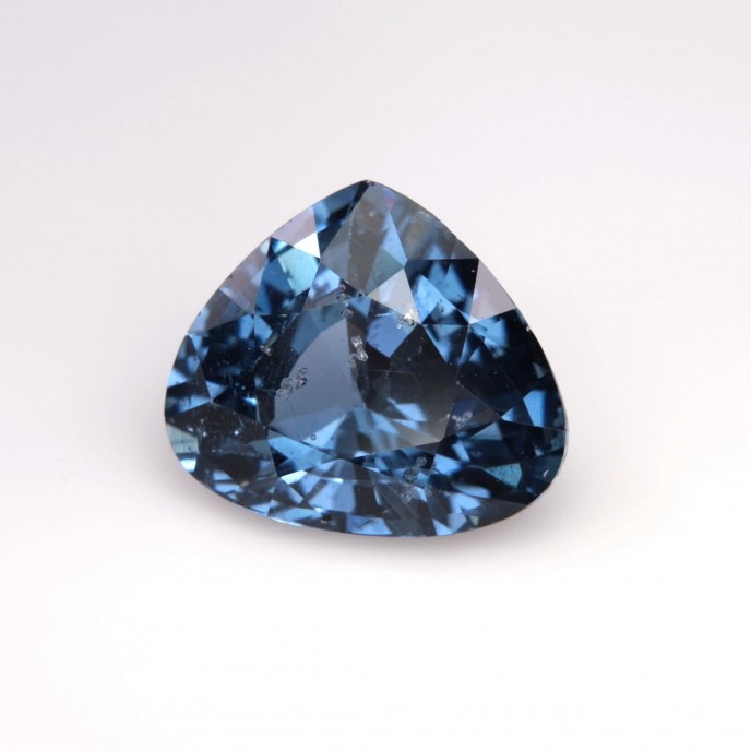Natural Spinel 1.78 Carats Blue Pear 9x7 mm Loose Gemstone - Image 1