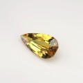 Natural Sapphire 1.34 Carats Golden Yellow with Green Tint Pear 10x5 mm Loose Gemstone - Image 3