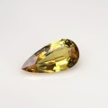 Natural Sapphire 1.34 Carats Golden Yellow with Green Tint Pear 10x5 mm Loose Gemstone - Image 7