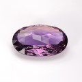 Natural Ametrine 71.12 Carats Purple to Mild Yellow Oval Checker 37x24 mm Loose Gemstone - Image 1