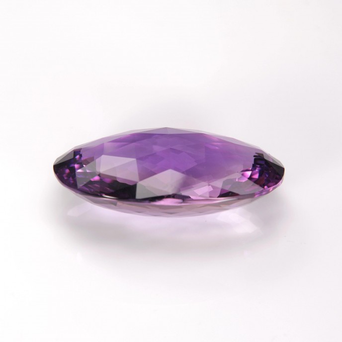 Natural Ametrine 71.12 Carats Purple to Mild Yellow Oval Checker 37x24 mm Loose Gemstone - Image 4