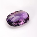 Natural Ametrine 71.12 Carats Purple to Mild Yellow Oval Checker 37x24 mm Loose Gemstone - Image 6