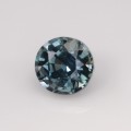 Natural Sapphire 0.53 Carats Teal Blue Green Round 4x3 mm Loose Gemstone - Image 3