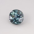 Natural Sapphire 0.53 Carats Teal Blue Green Round 4x3 mm Loose Gemstone - Image 2