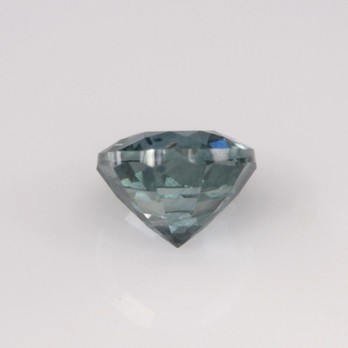 Natural Sapphire 0.53 Carats Teal Blue Green Round 4x3 mm Loose Gemstone - Image 4