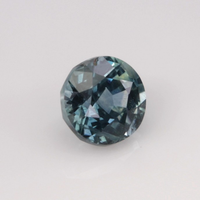 Natural Sapphire 0.53 Carats Teal Blue Green Round 4x3 mm Loose Gemstone - Image 6