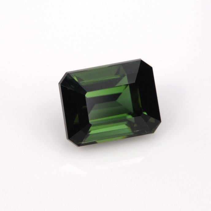 Natural Tourmaline 2.27 Carats Forest Green Emerald 8x6 mm Loose Gemstone - Image 6