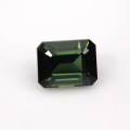 Natural Tourmaline 2.27 Carats Forest Green Emerald 8x6 mm Loose Gemstone - Image 2