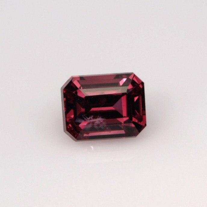 Natural Ruby 0.38 Carats Purplish Red Emerald 4x3 mm Loose Gemstone - Image 2