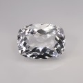 Natural Petalite 7.86 Carats White Cushion 15x11 mm Loose Gemstone - Image 1