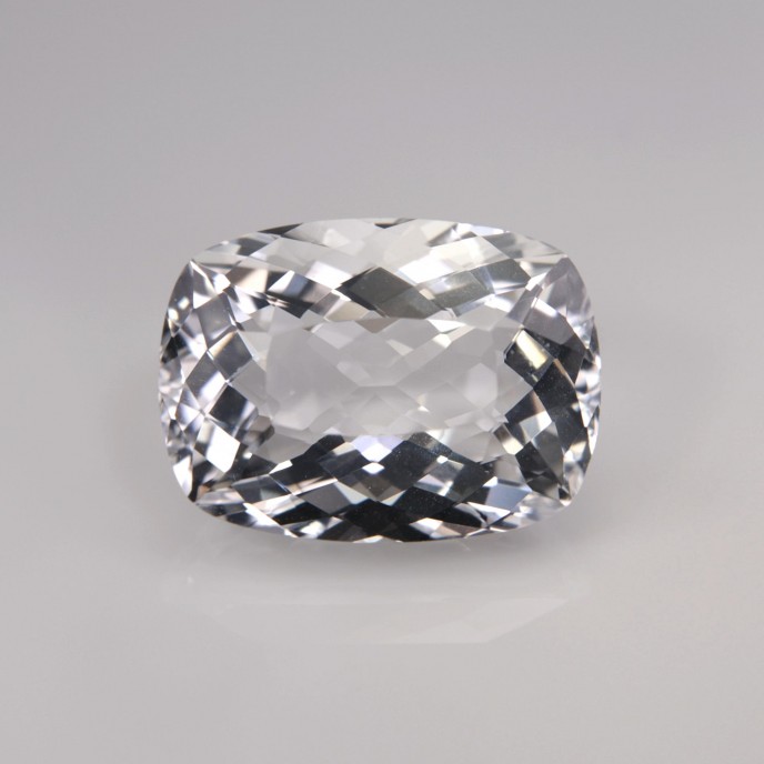 Natural Petalite 7.86 Carats White Cushion 15x11 mm Loose Gemstone - Image 1