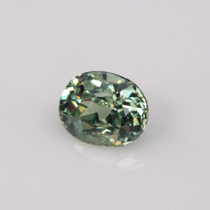 Natural Demantoid Garnet 0.53 Carats Green Oval 5x4 mm Loose Gemstone - Image 2