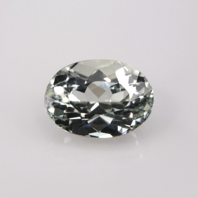 Natural Tourmaline Acrolite 1.88 Carats White Oval 9x6 mm Loose Gemstone - Image 5