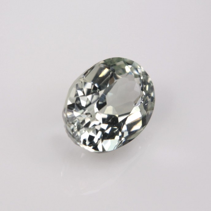Natural Tourmaline Acrolite 1.88 Carats White Oval 9x6 mm Loose Gemstone - Image 6