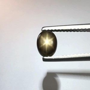 Golden Star Sapphire  1.29cts - 7x5mm