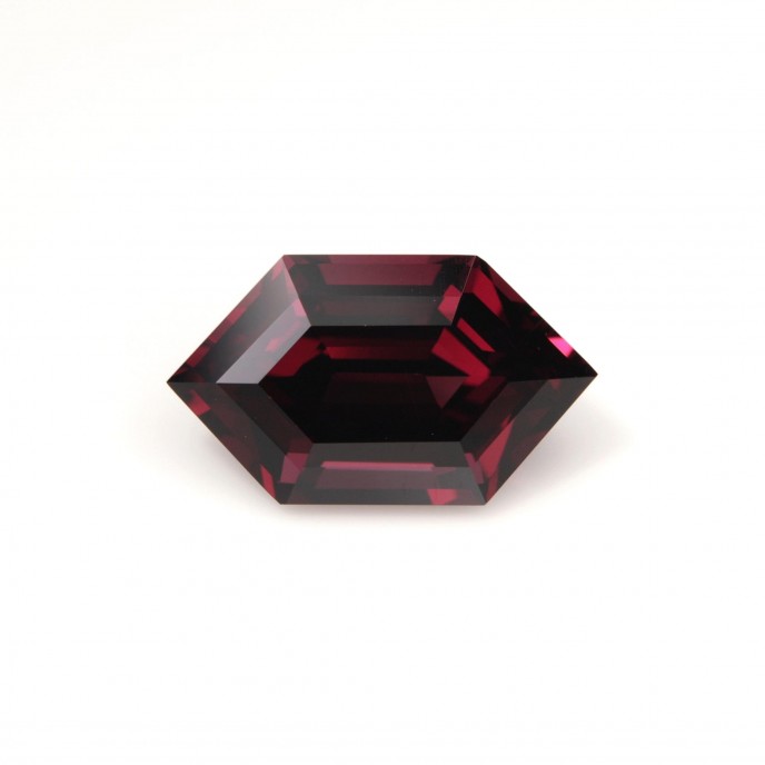 Natural Rhodolite Garnet 3.58 Carats Purplish Red Fancy  12x7 mm Loose Gemstone - Image 5