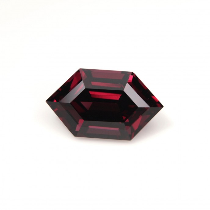 Natural Rhodolite Garnet 3.58 Carats Purplish Red Fancy  12x7 mm Loose Gemstone - Image 2