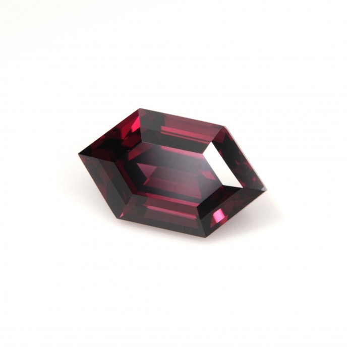 Natural Rhodolite Garnet 3.58 Carats Purplish Red Fancy  12x7 mm Loose Gemstone - Image 3