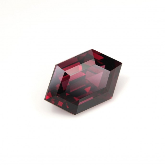 Natural Rhodolite Garnet 3.58 Carats Purplish Red Fancy  12x7 mm Loose Gemstone - Image 6