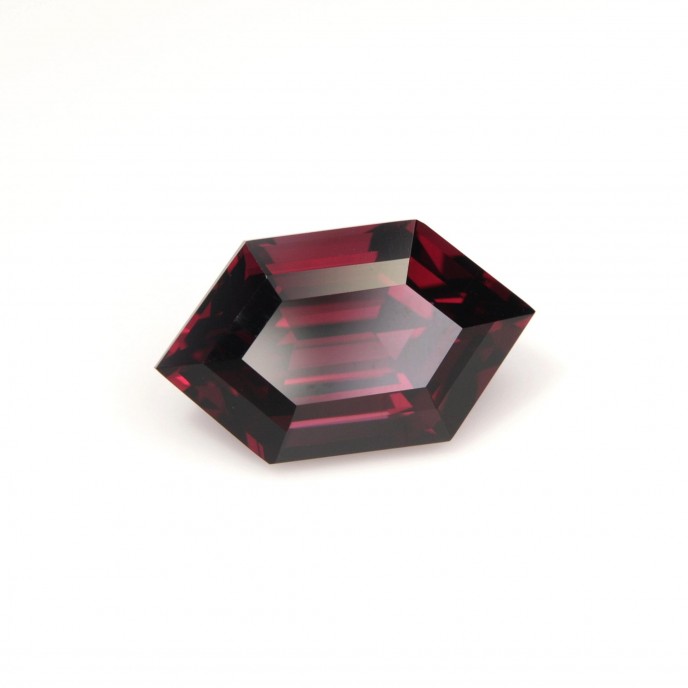 Natural Rhodolite Garnet 3.58 Carats Purplish Red Fancy  12x7 mm Loose Gemstone - Image 7