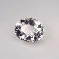 Natural Beryl 2.97 Carats White Oval 10x8 mm Loose Gemstone - Image 1