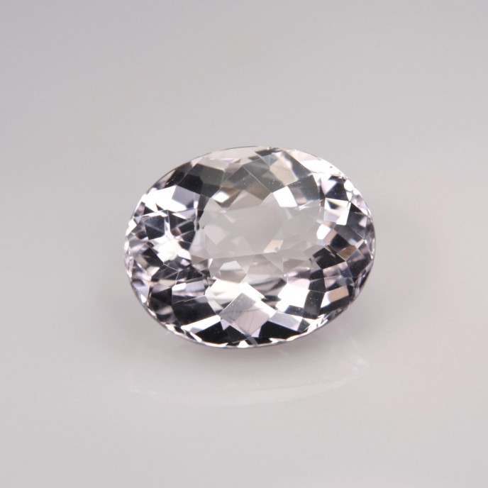 Natural Beryl 2.97 Carats White Oval 10x8 mm Loose Gemstone - Image 2