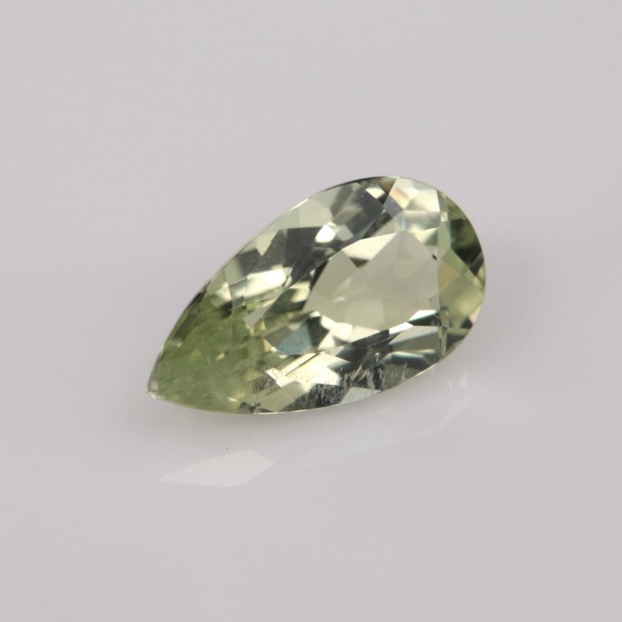 Natural Amblygonite 1.08 Carats Yellowish Green Pear 9x5 mm Loose Gemstone - Image 6